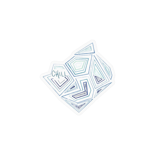 Chill iceberg sticker