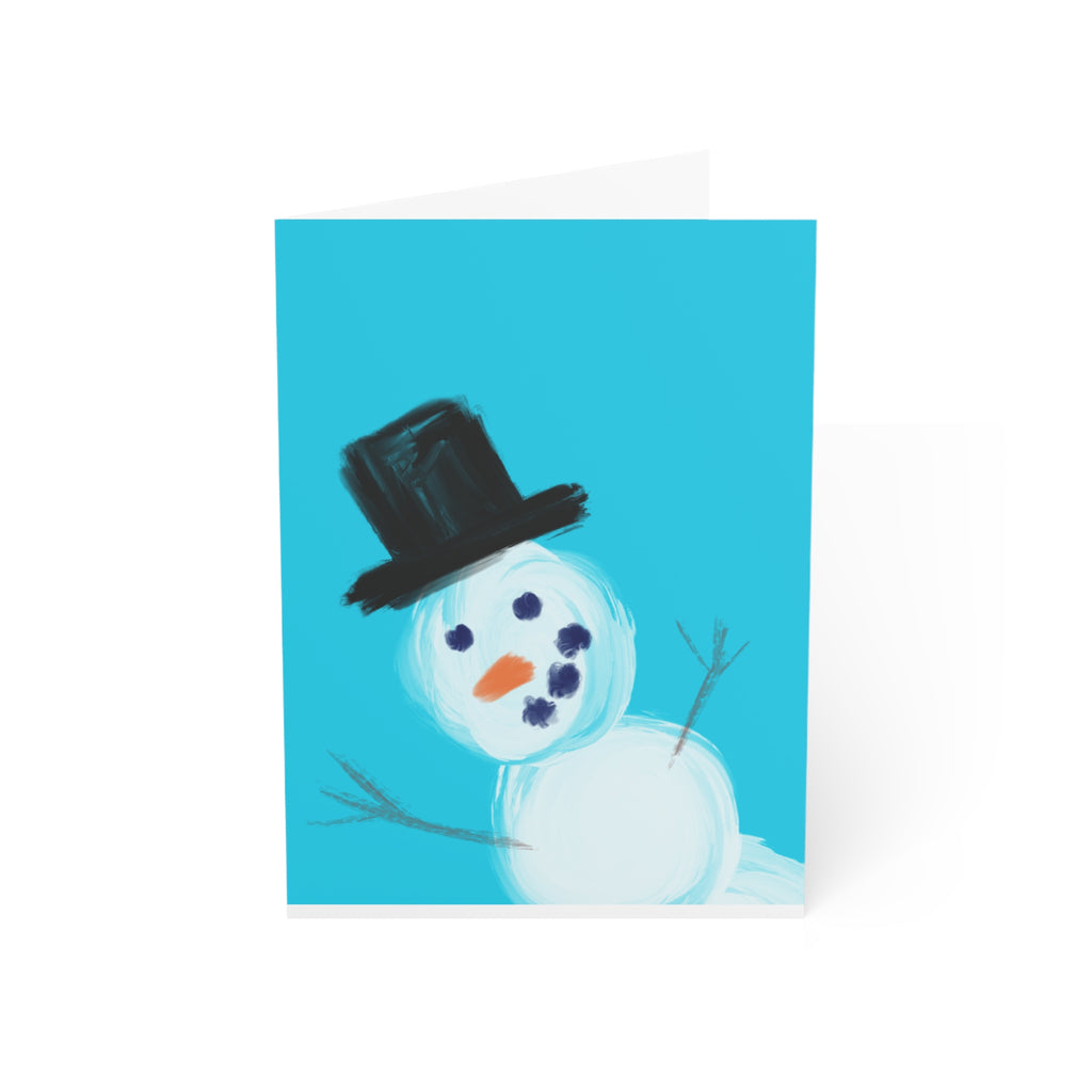 Child's Play Snowman Greeting Card