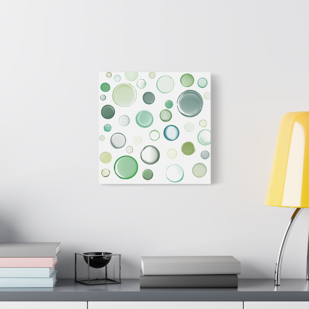 Green Bubble Wall Art