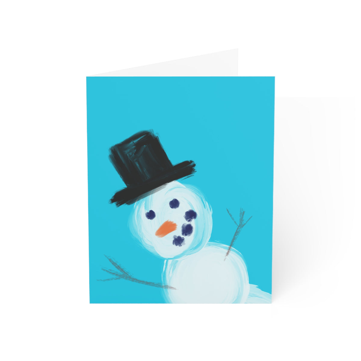 Child's Play Snowman Greeting Card