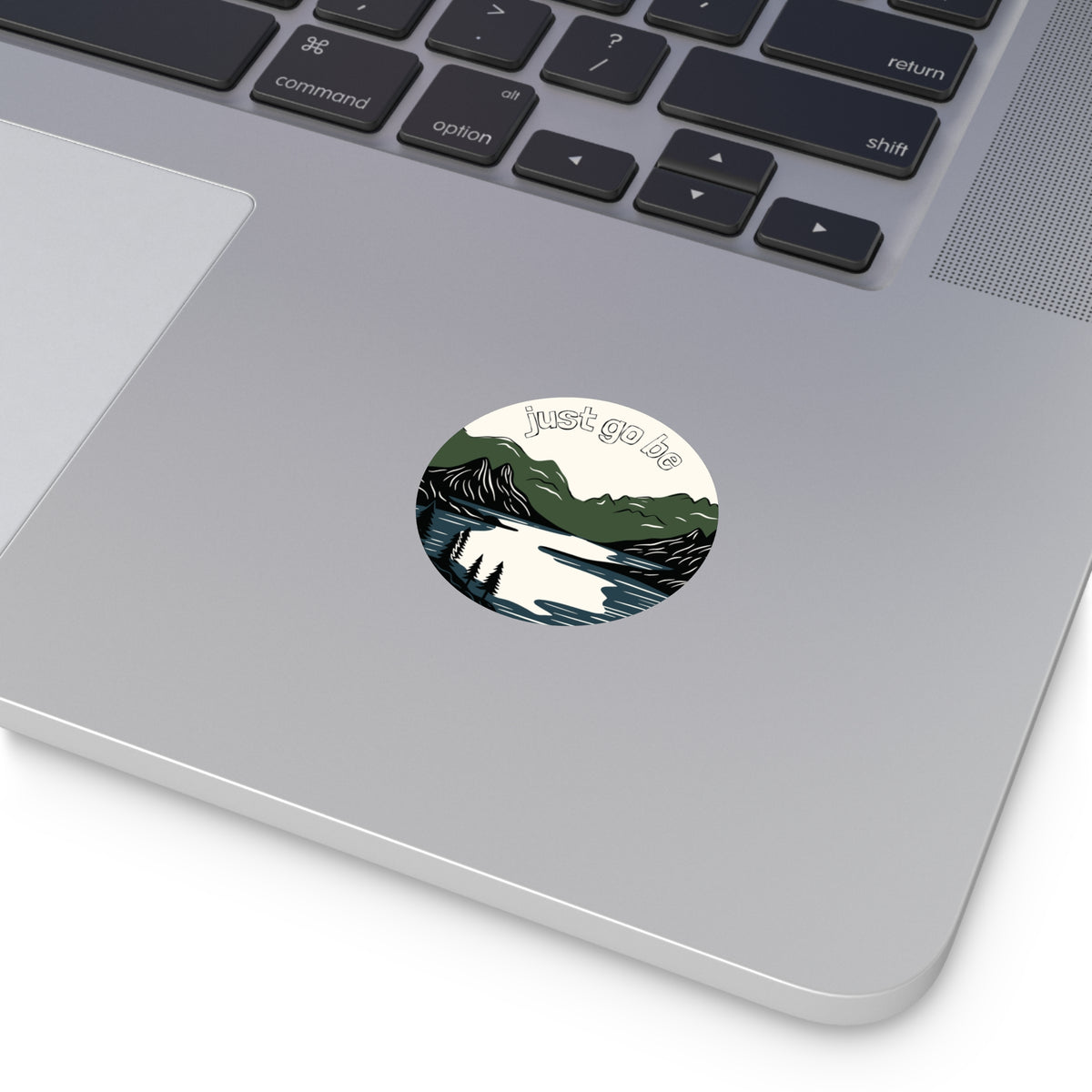 Just Go Be vinyl sticker