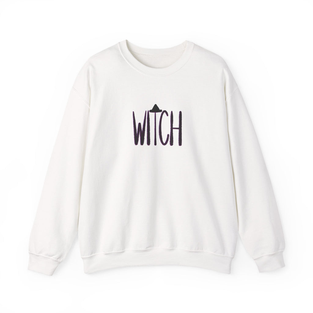 WITCH hand-lettered crewneck sweatshirt