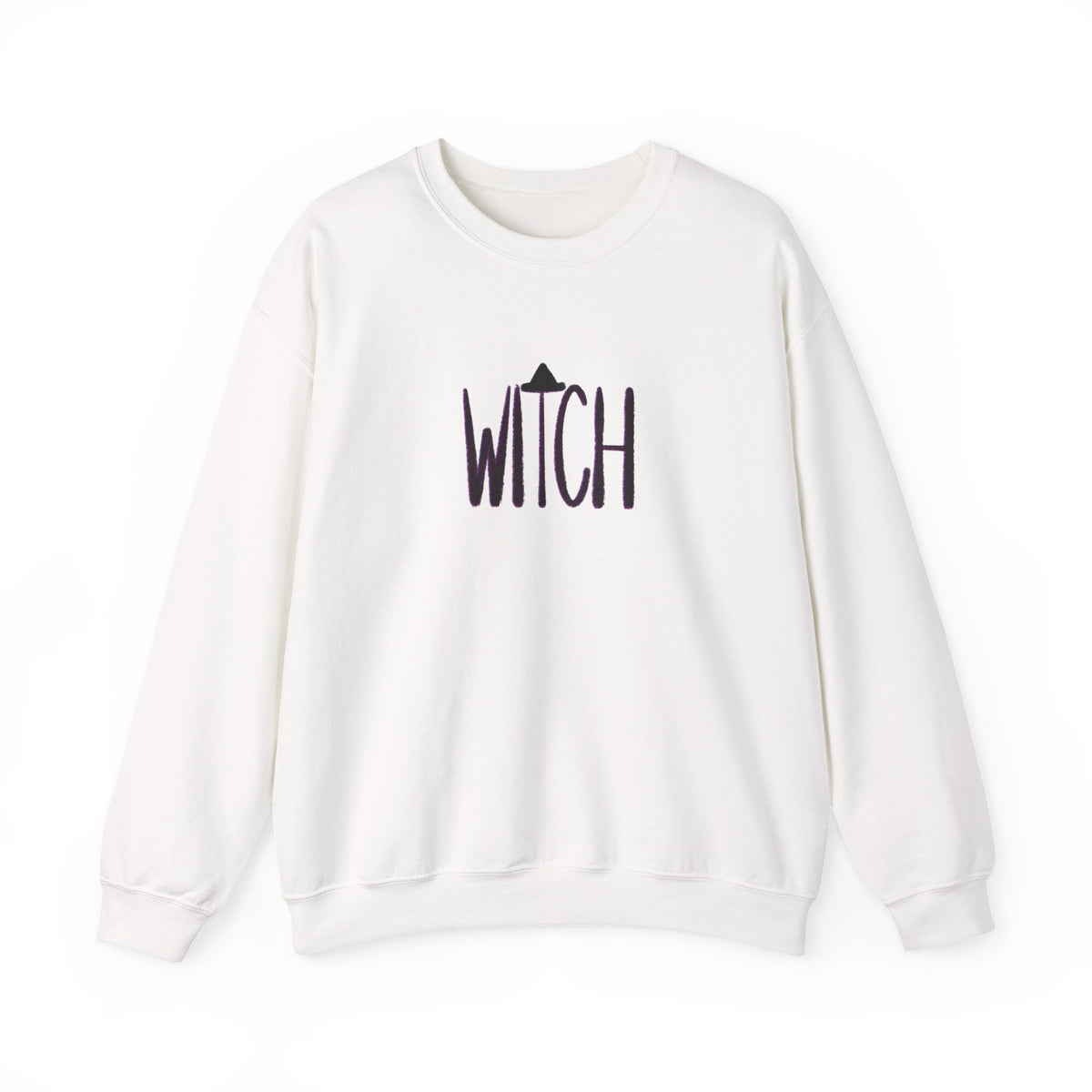 WITCH hand-lettered crewneck sweatshirt