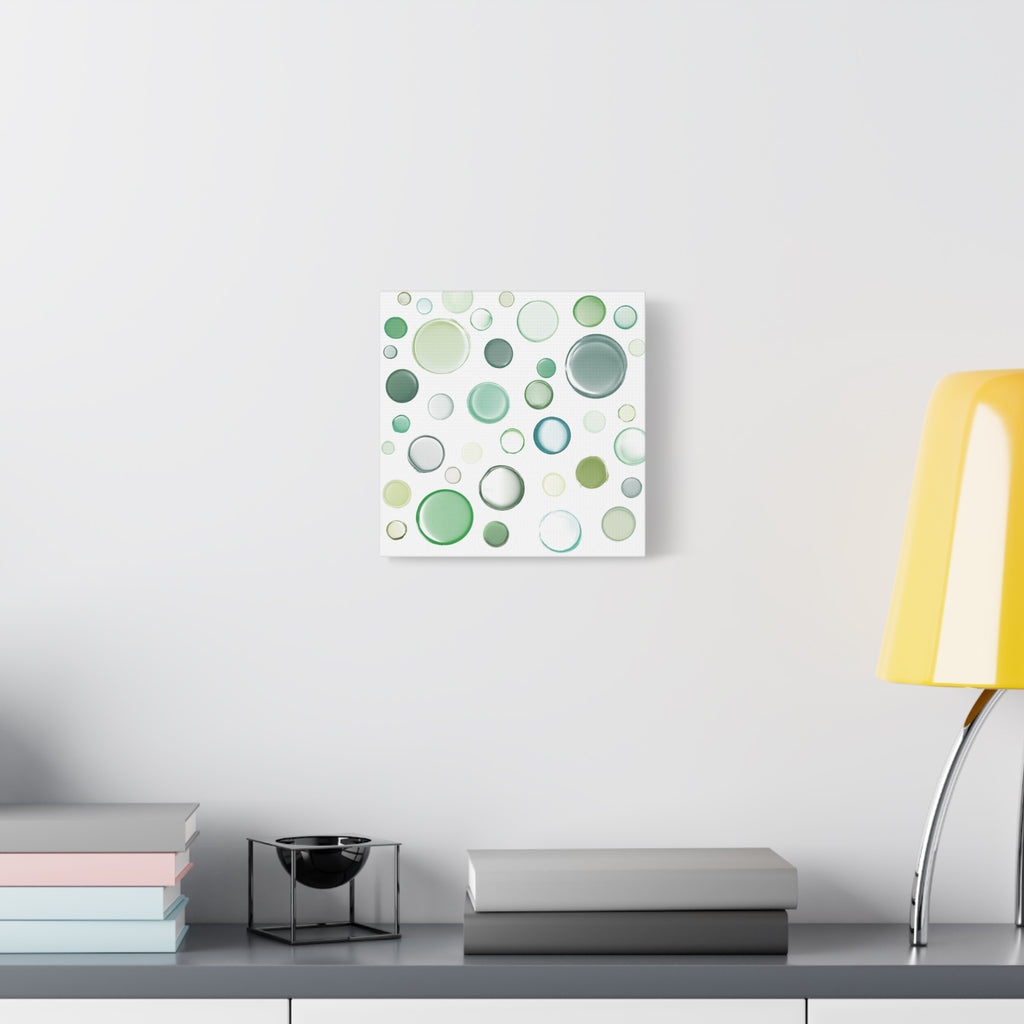 Green Bubble Wall Art