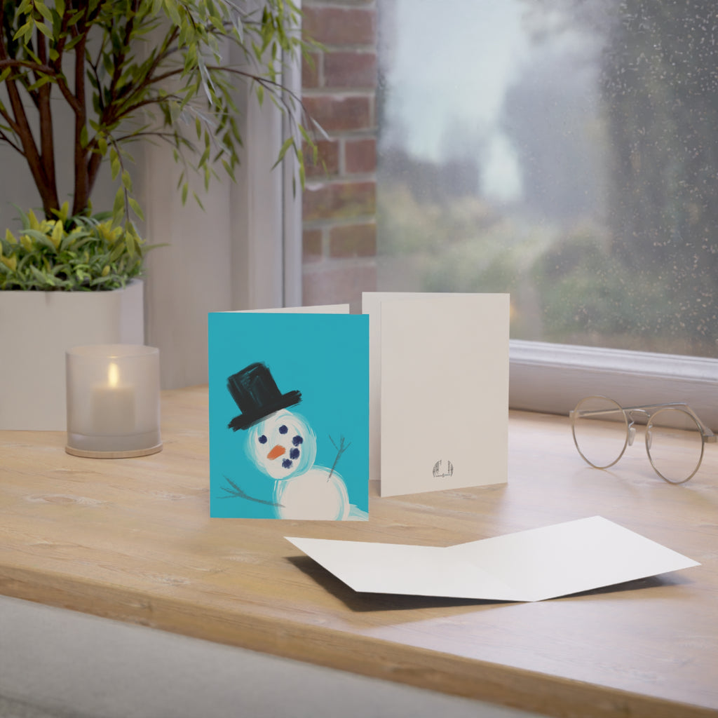 Child's Play Snowman Greeting Card
