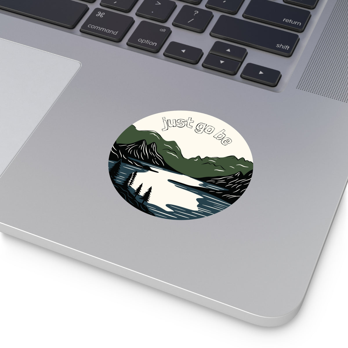 Just Go Be vinyl sticker