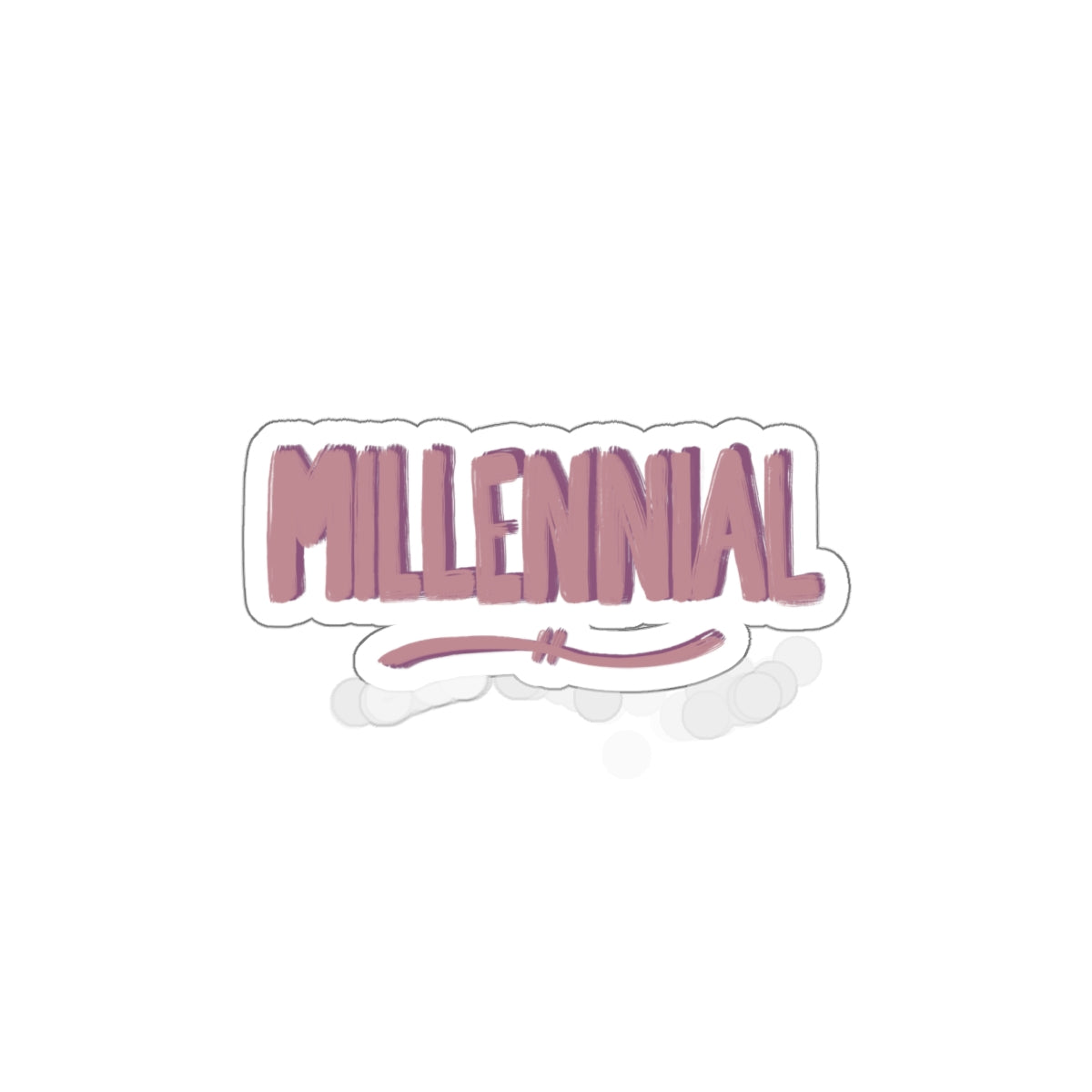 Millennial Pink sticker