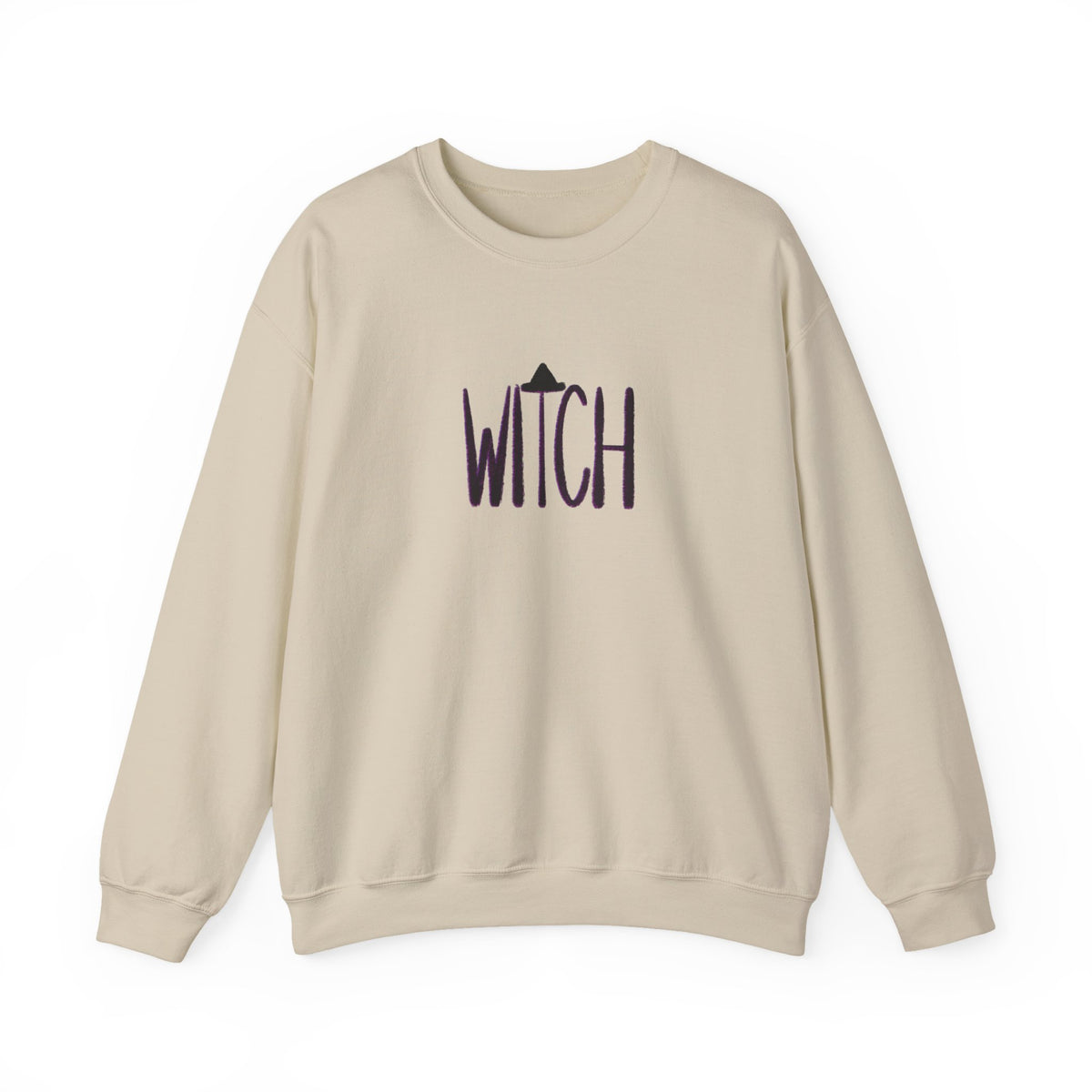 WITCH hand-lettered crewneck sweatshirt