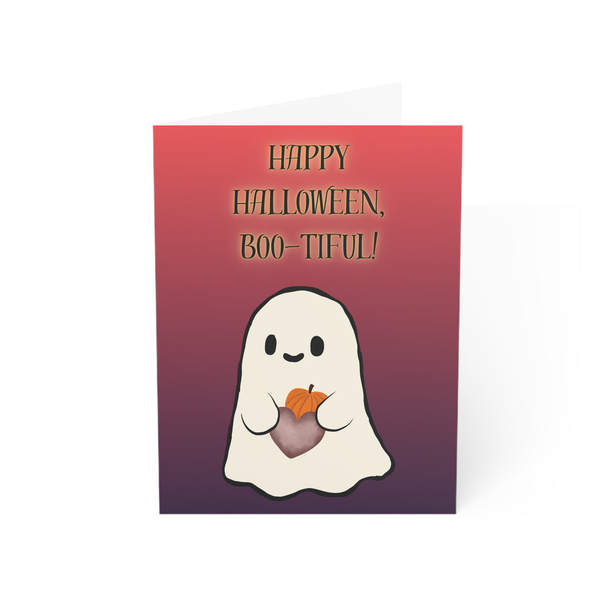 Happy Halloween, Boo-tiful! greeting card