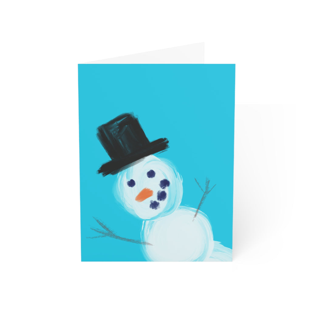 Child's Play Snowman Greeting Card