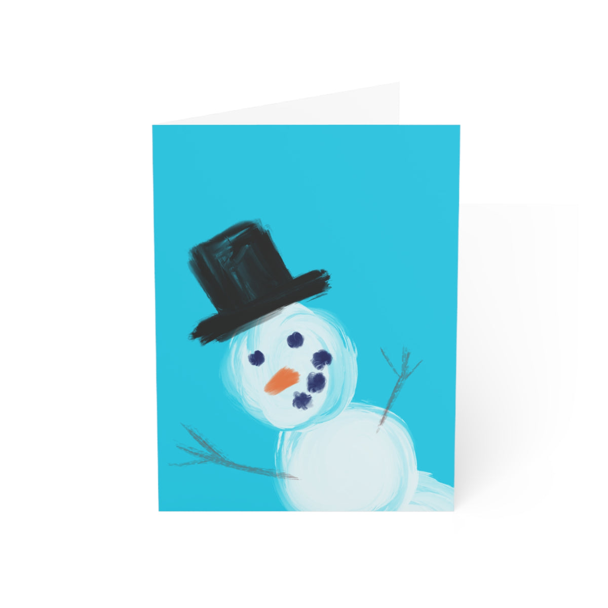 Child's Play Snowman Greeting Card