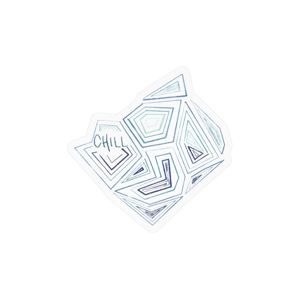 Chill iceberg sticker