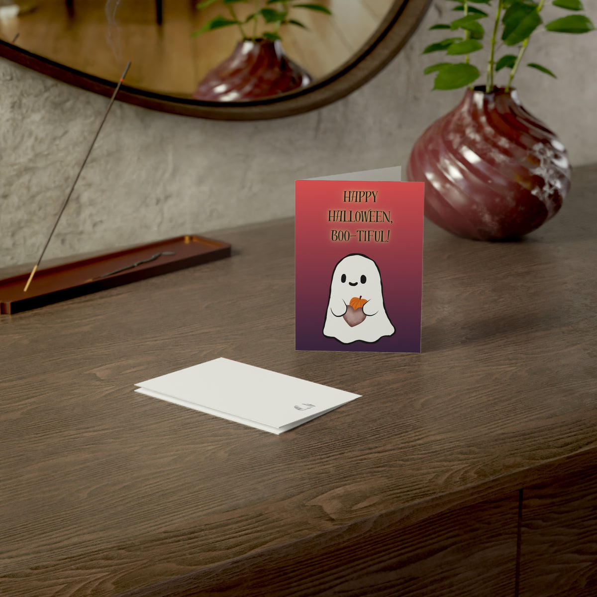 Happy Halloween, Boo-tiful! greeting card