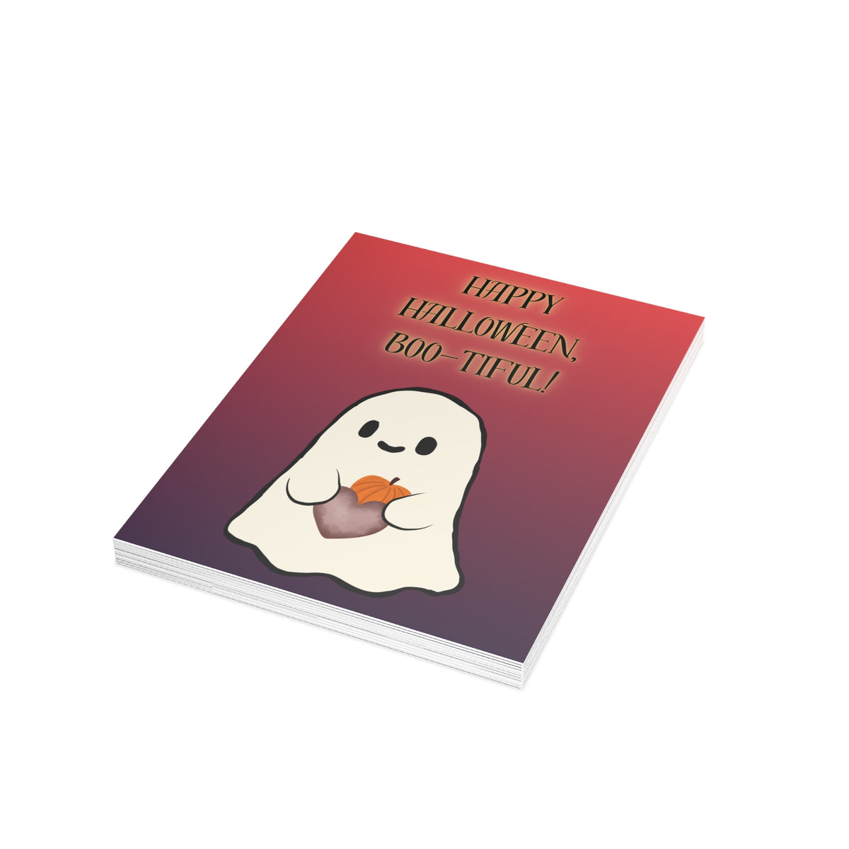 Happy Halloween, Boo-tiful! greeting card