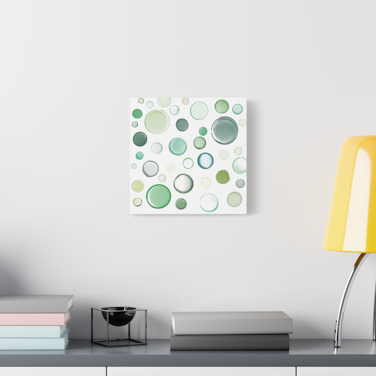 Green Bubble Wall Art
