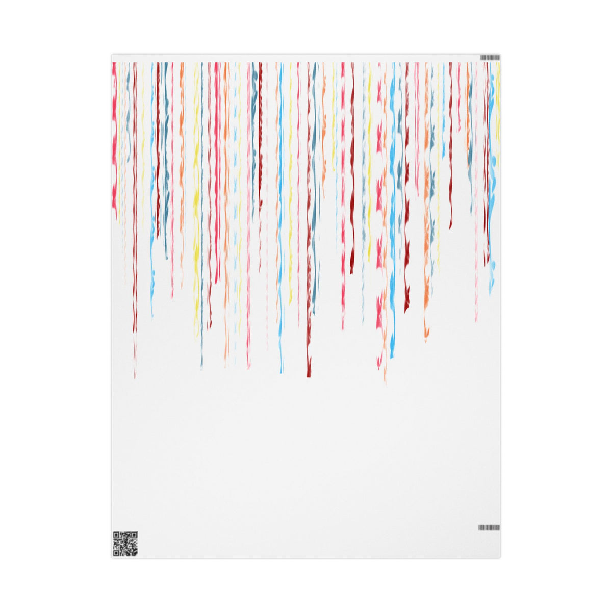 Party streamers gift wrap