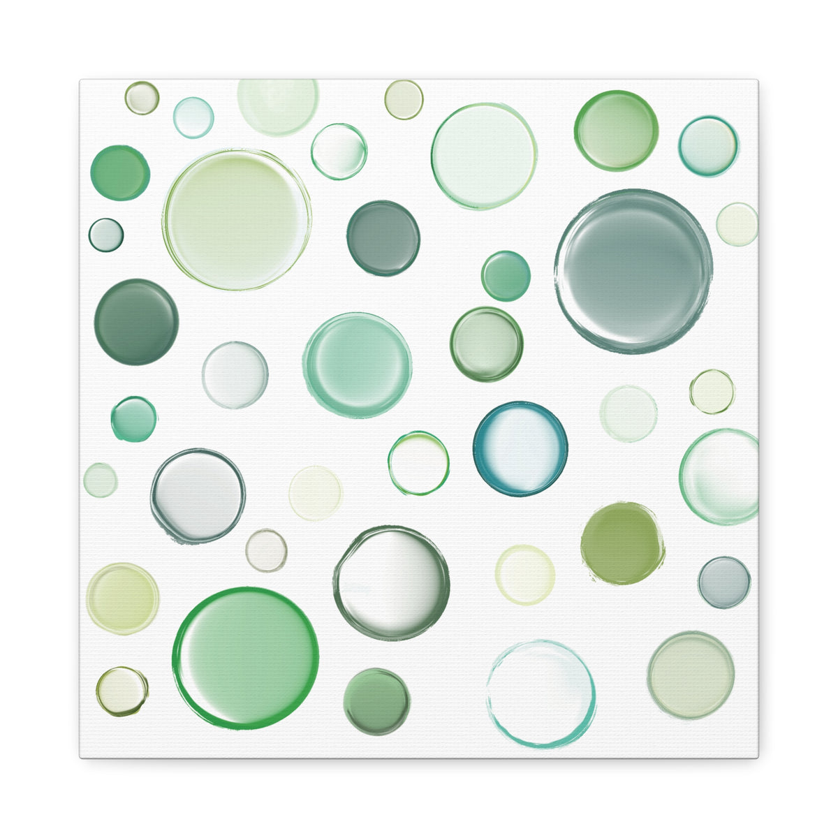 Green Bubble Wall Art