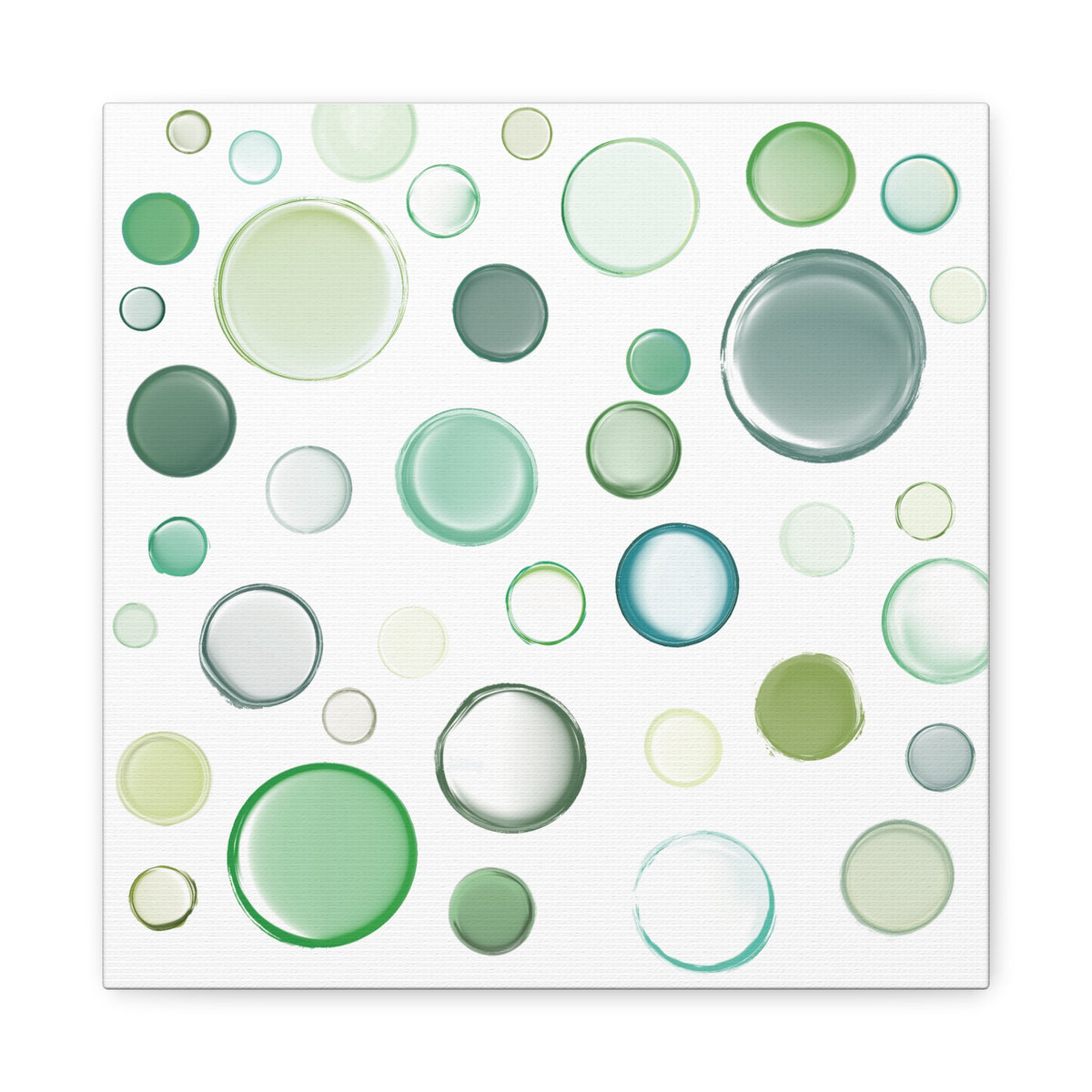Green Bubble Wall Art