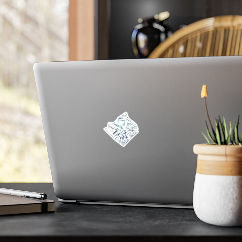 Chill iceberg sticker
