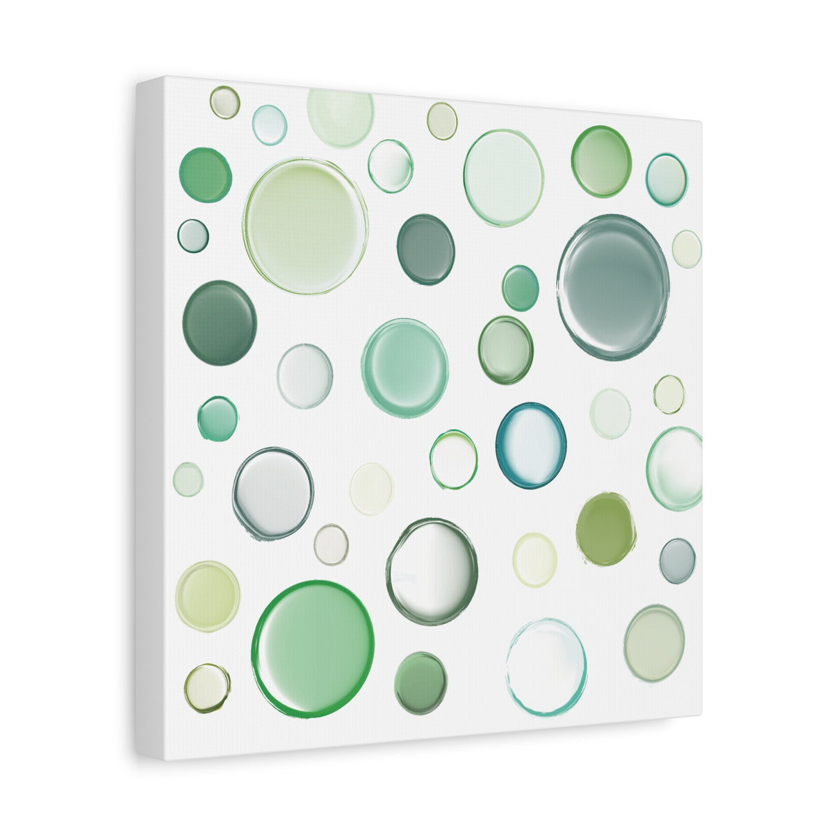 Green Bubble Wall Art