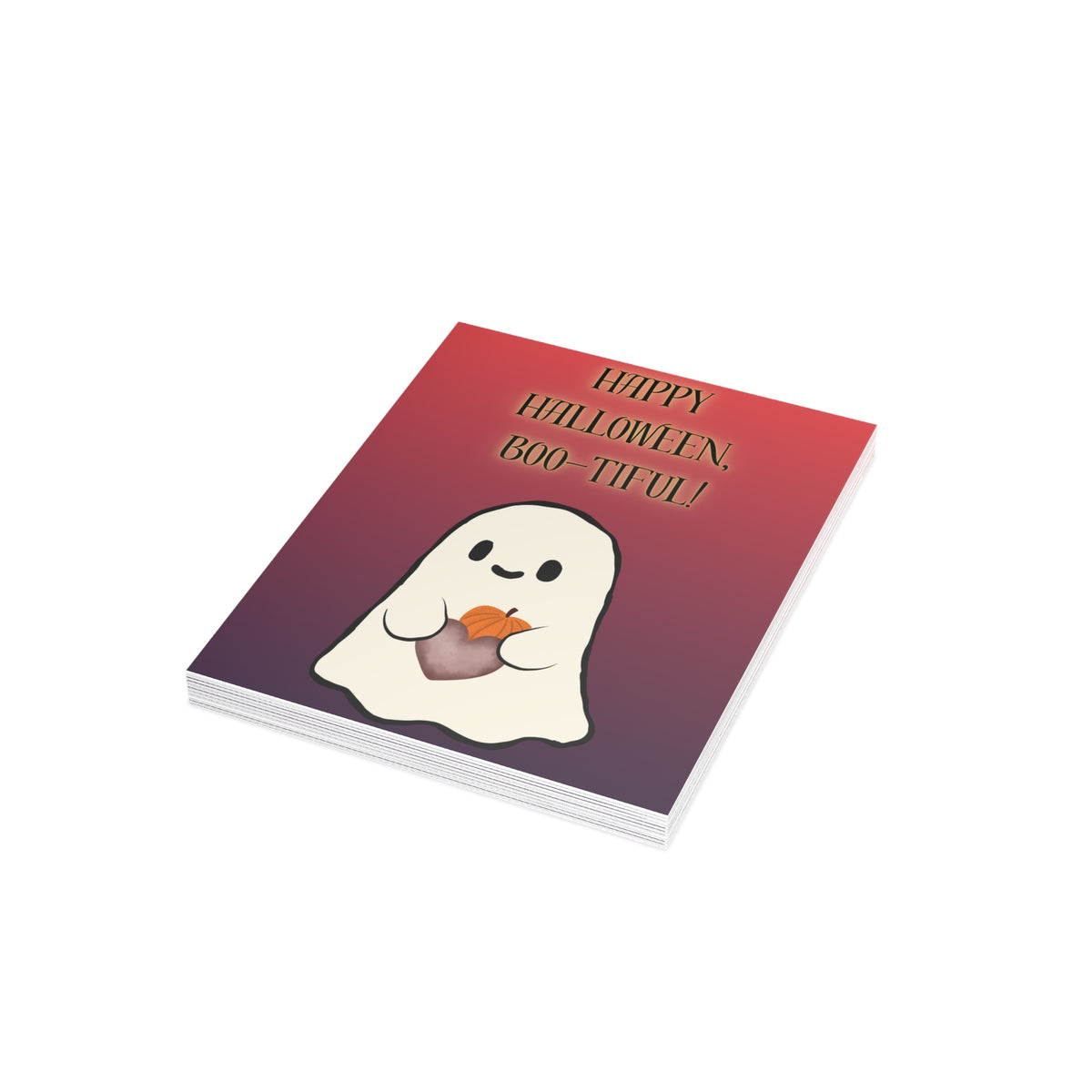 Happy Halloween, Boo-tiful! greeting card