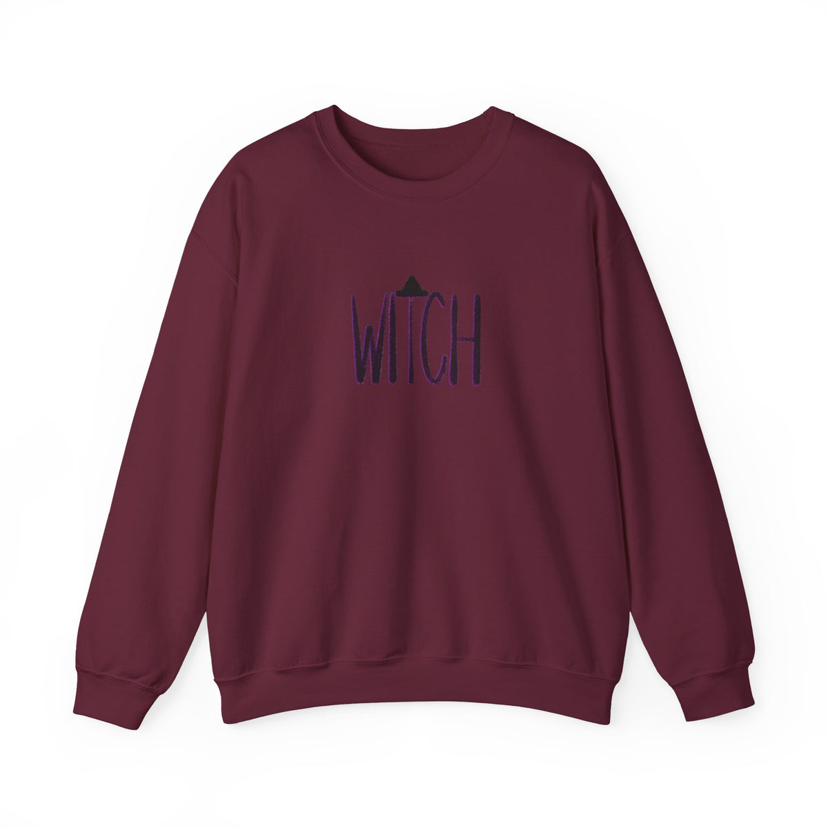 WITCH hand-lettered crewneck sweatshirt