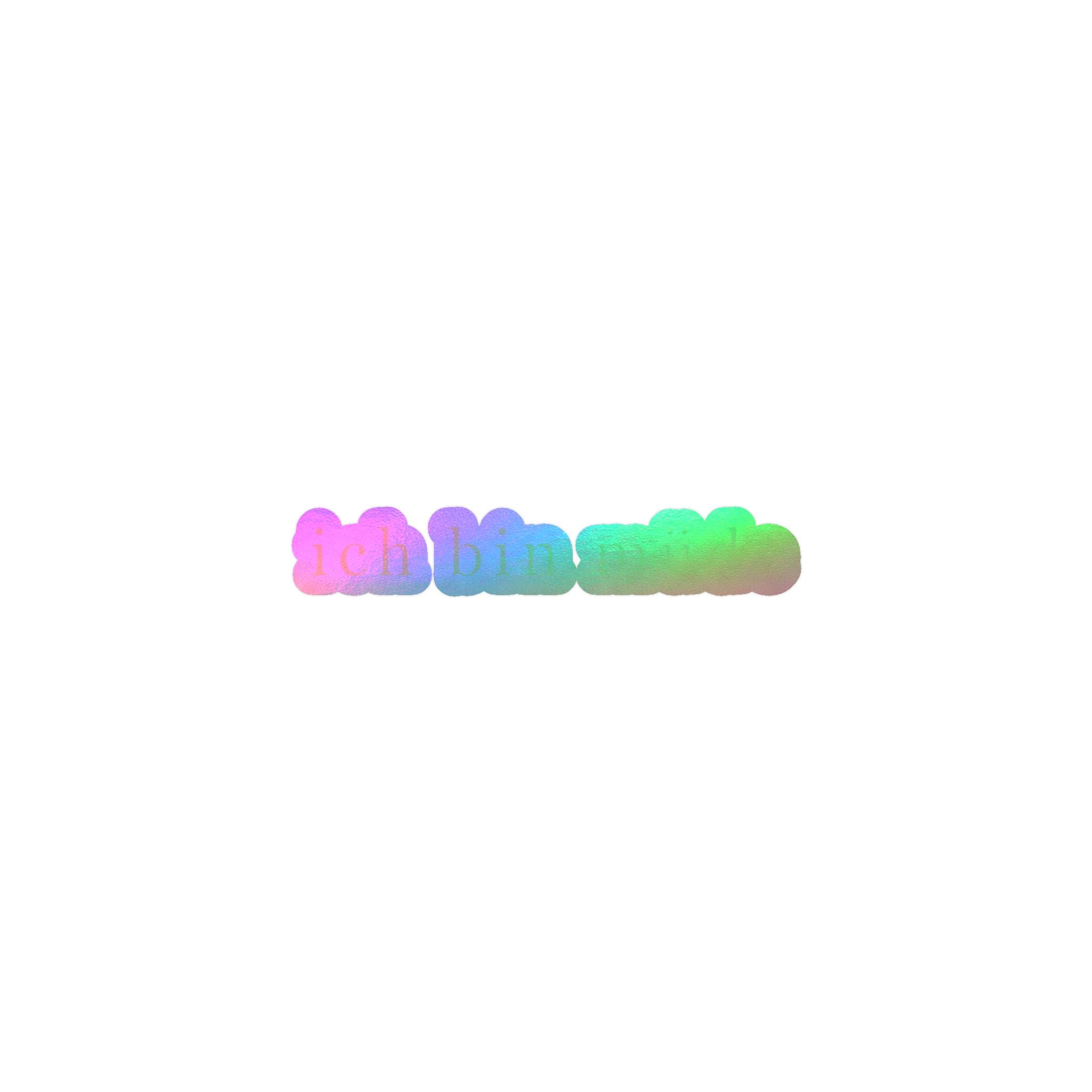 I am tired sticker