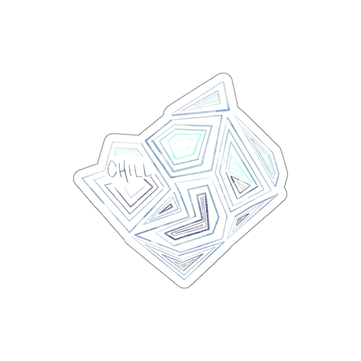 Chill Iceberg sticker