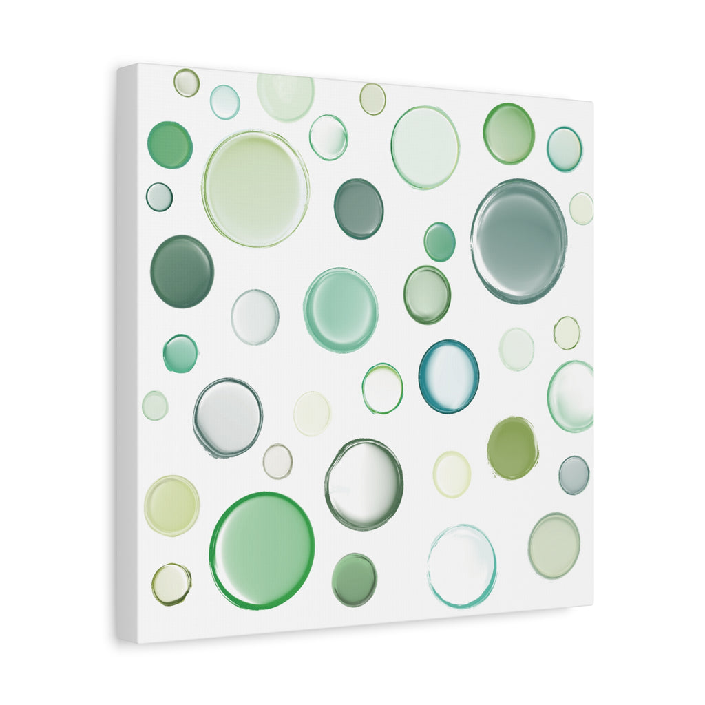 Green Bubble Wall Art