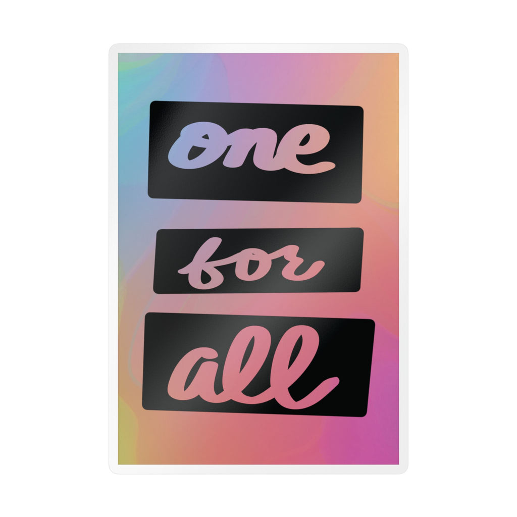 One for all sticker