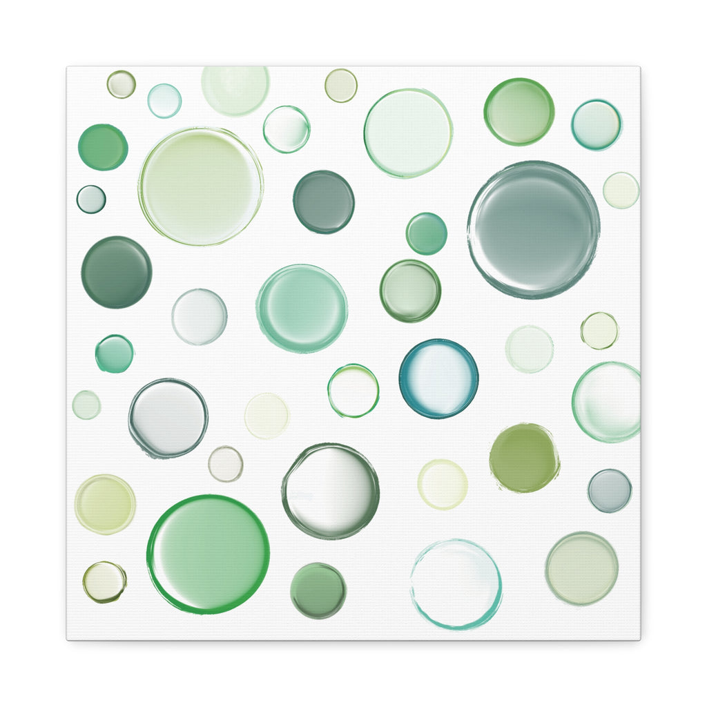 Green Bubble Wall Art
