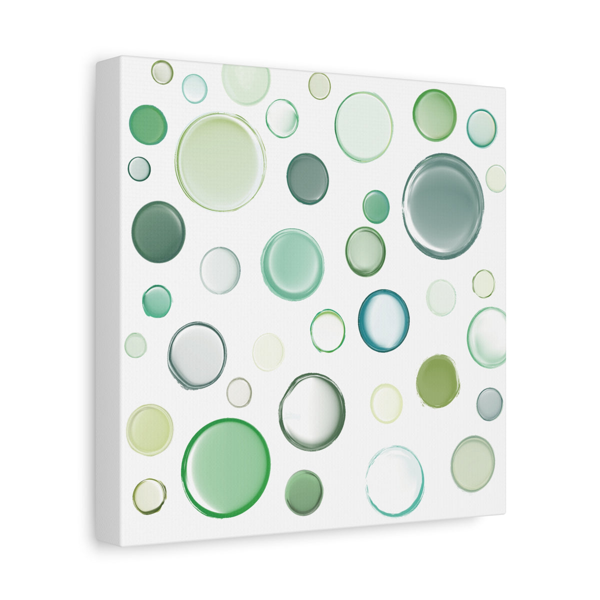 Green Bubble Wall Art