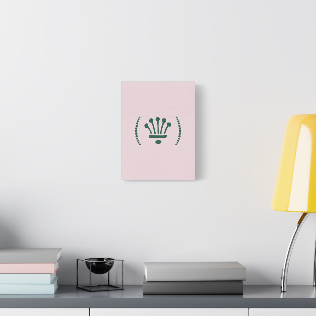 Yas Queen - Minimalist Crown Art Canvas