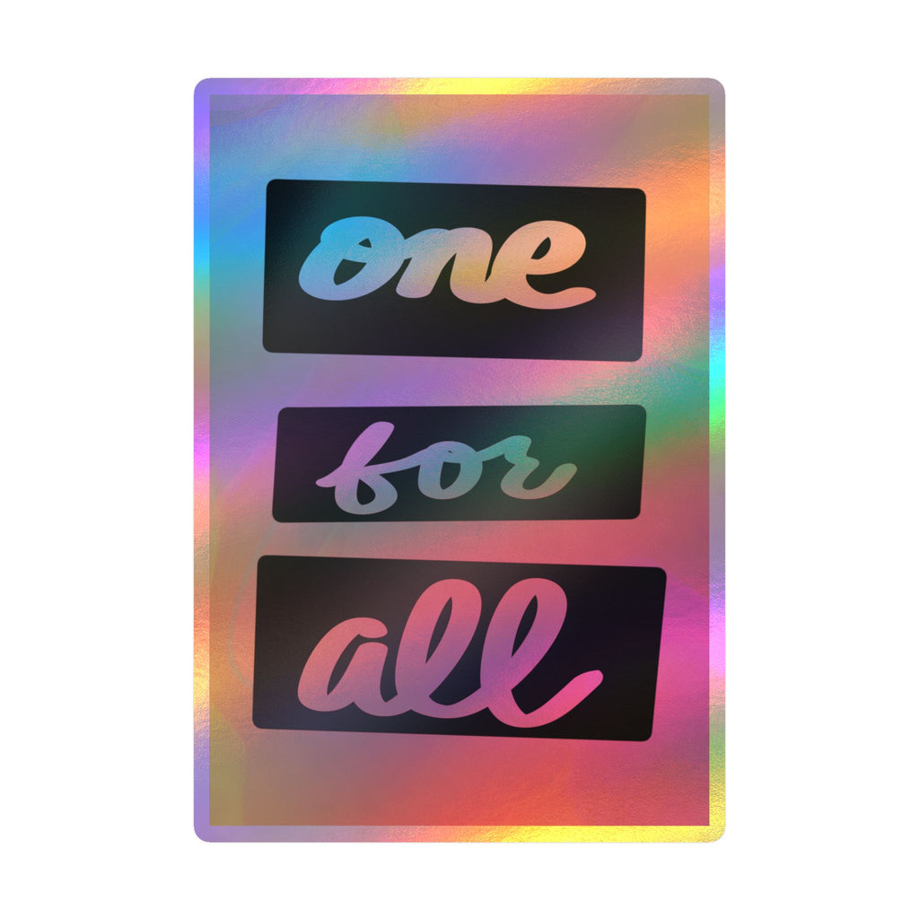 One for all sticker