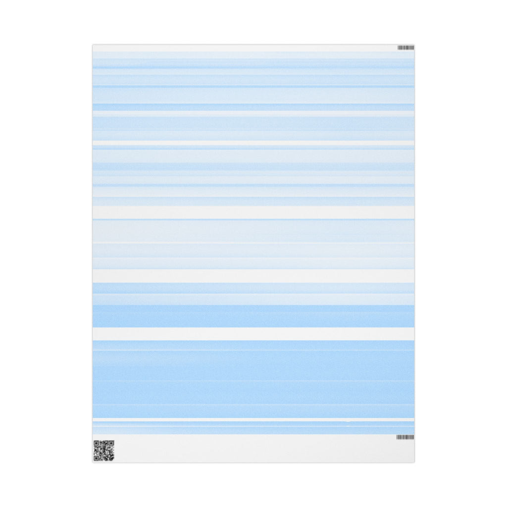 Cape Cod-inspired watercolor gift wrap