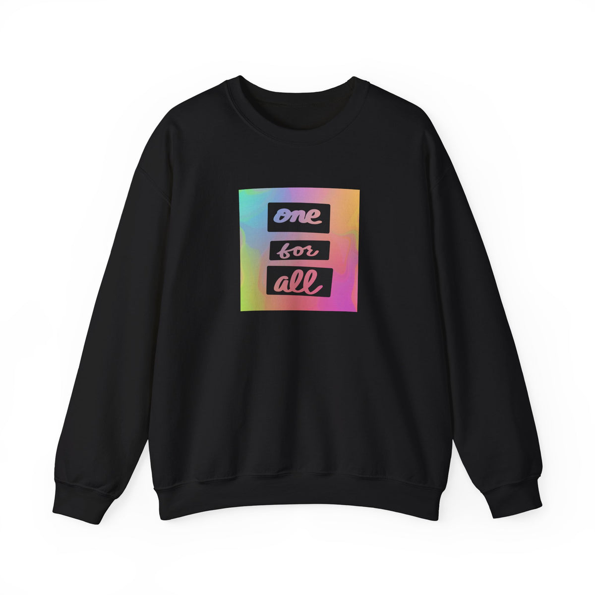 One For All cursive crewneck sweatshirt