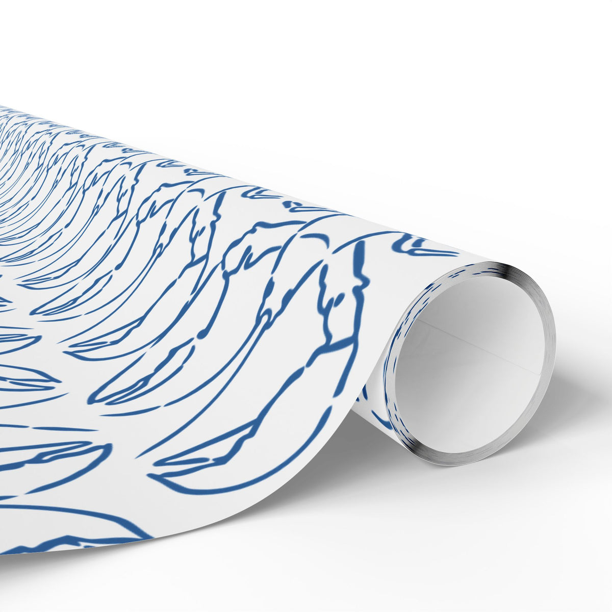 Blue Lobster gift wrap