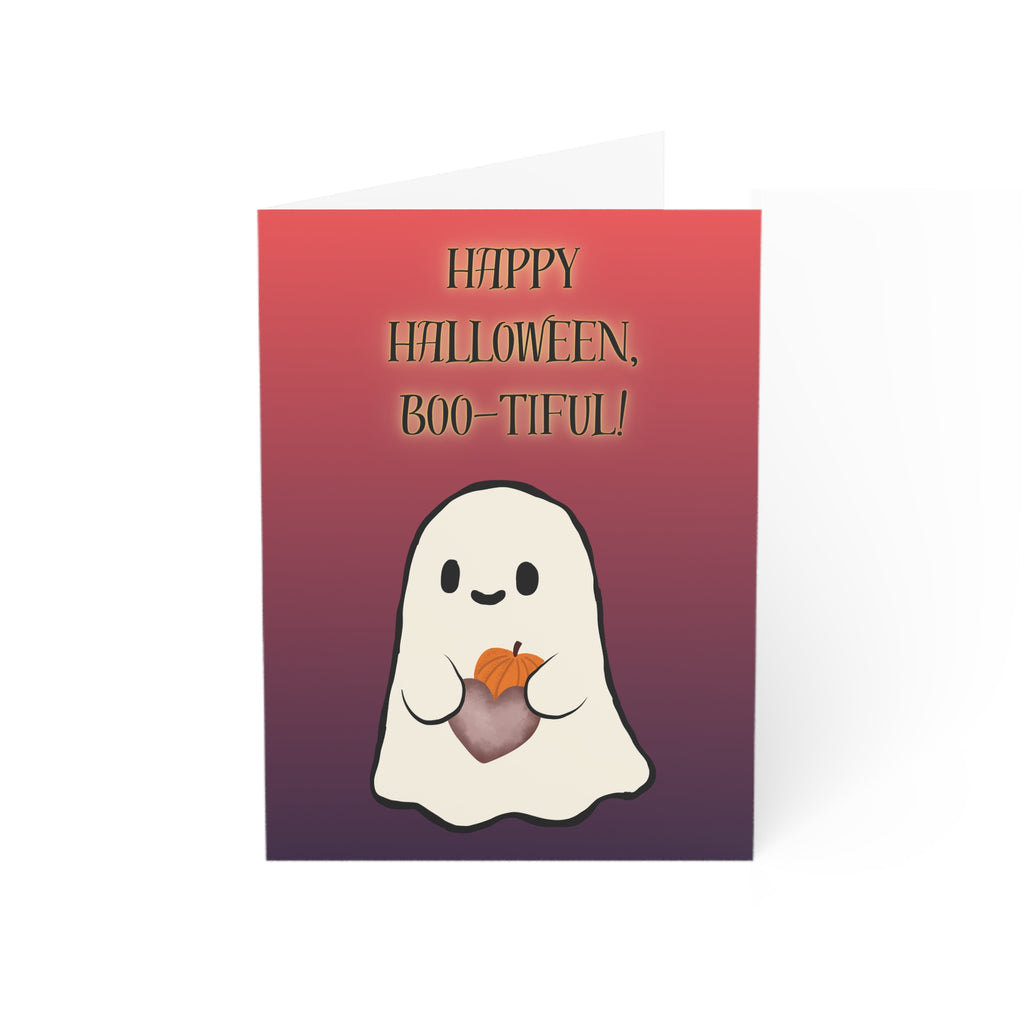 Happy Halloween, Boo-tiful! greeting card