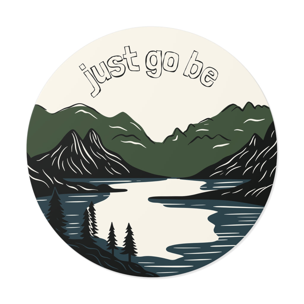 Just Go Be vinyl sticker