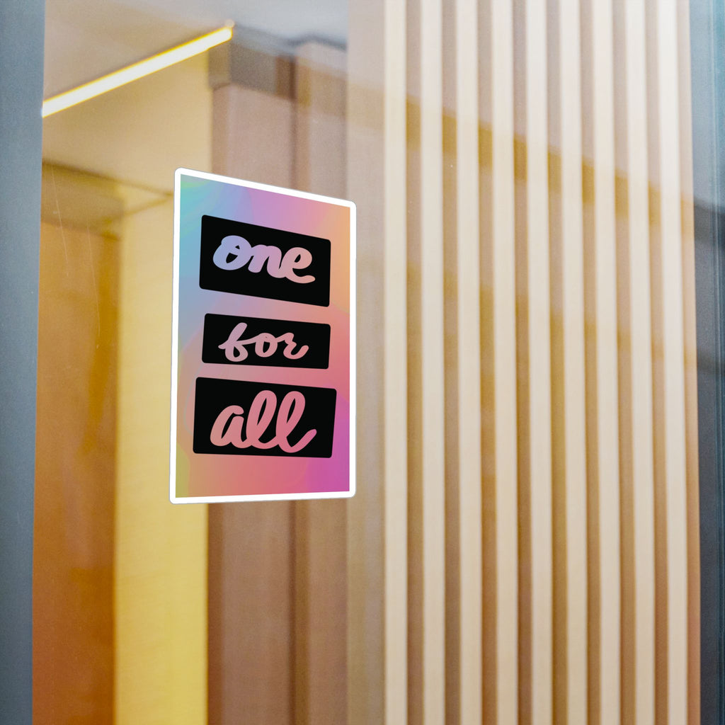 One for all sticker