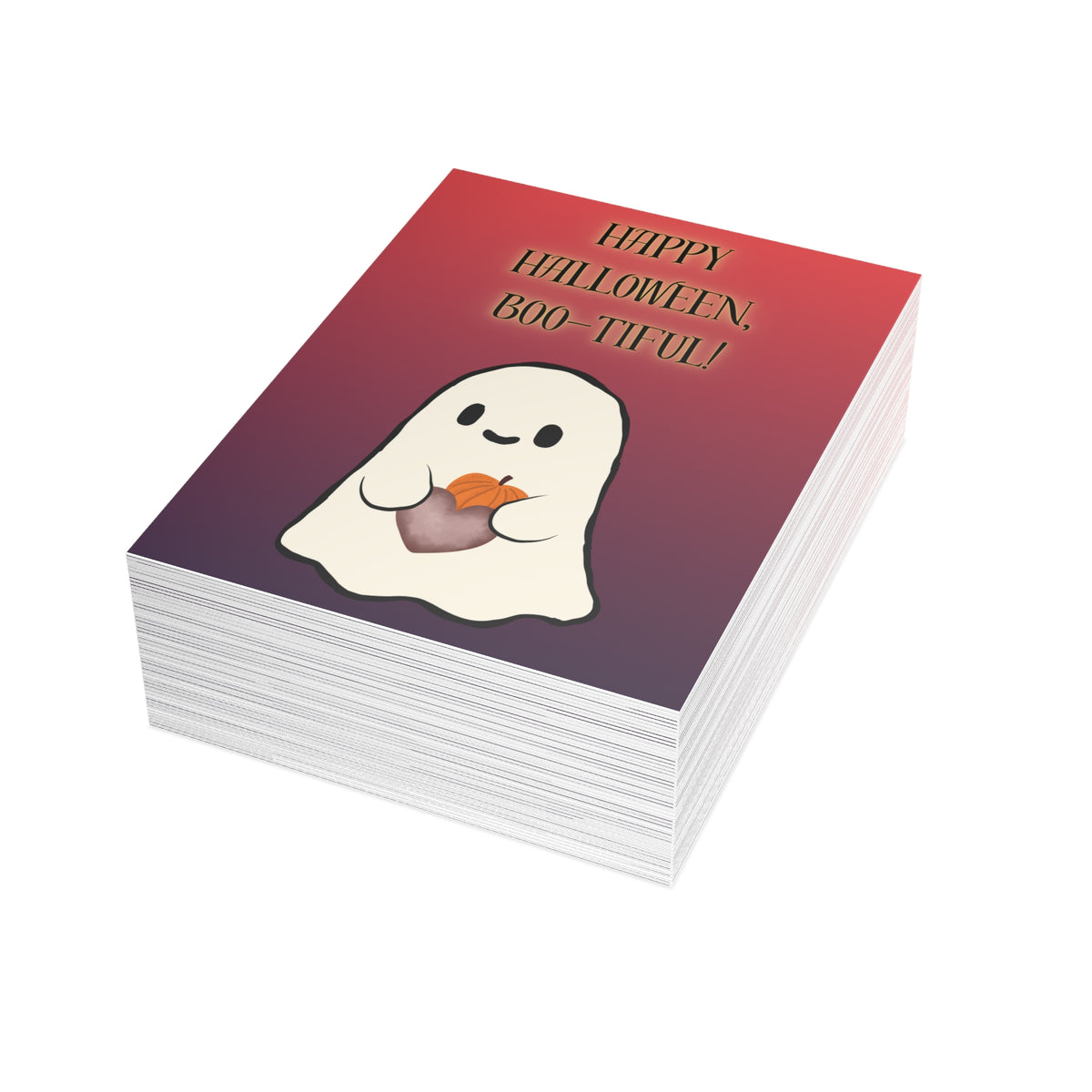 Happy Halloween, Boo-tiful! greeting card