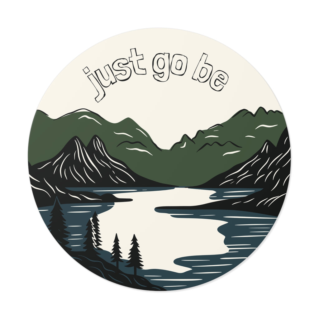 Just Go Be vinyl sticker