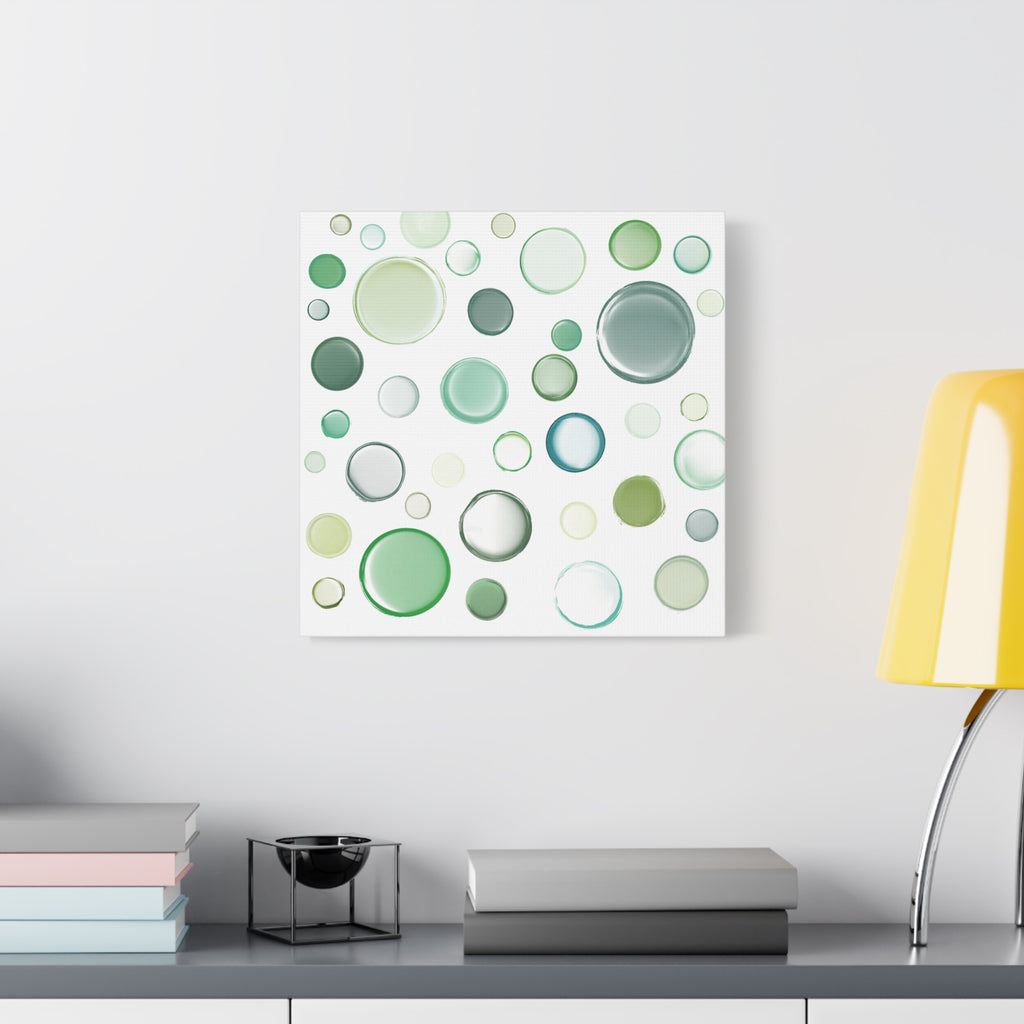 Green Bubble Wall Art