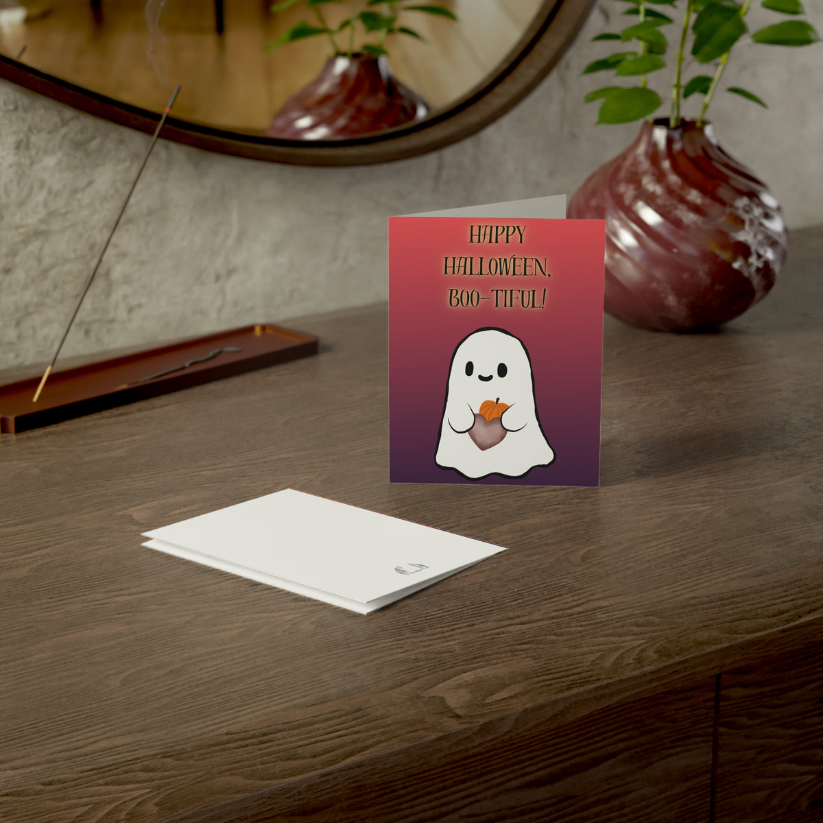 Happy Halloween, Boo-tiful! greeting card