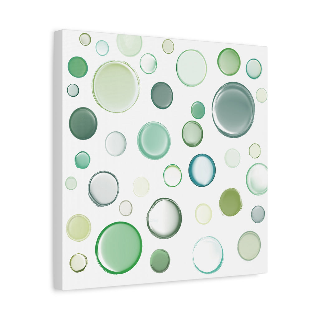 Green Bubble Wall Art