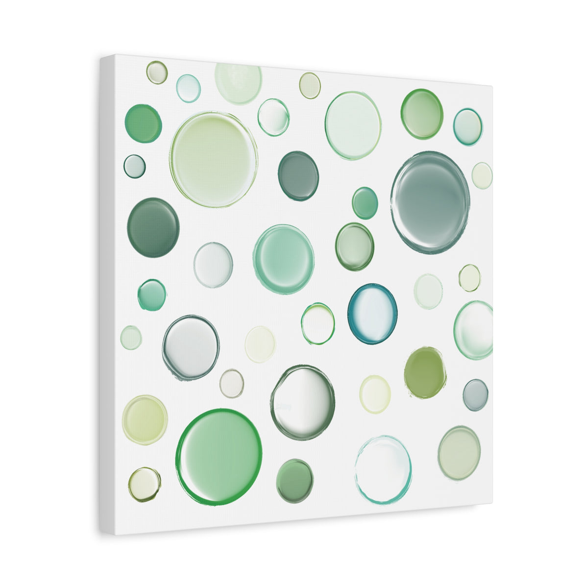 Green Bubble Wall Art