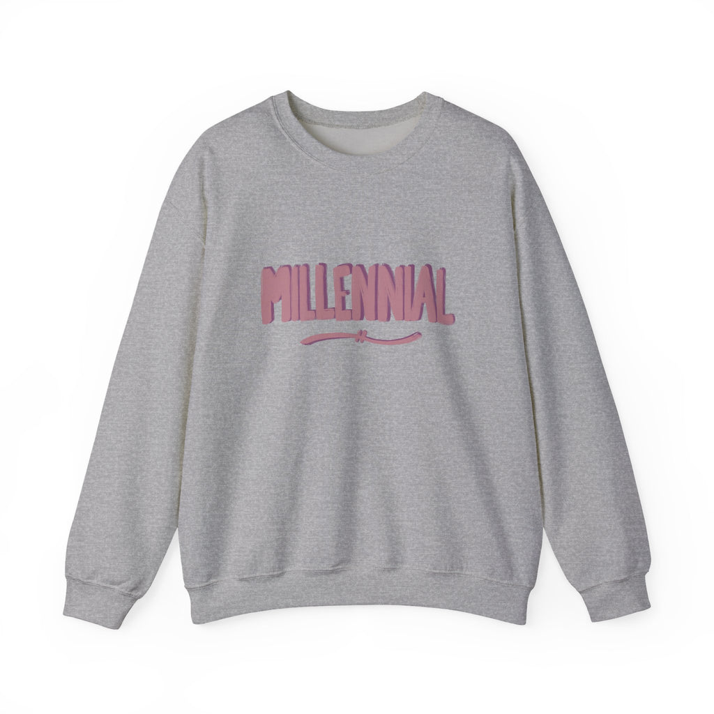 Millennial crewneck sweatshirt