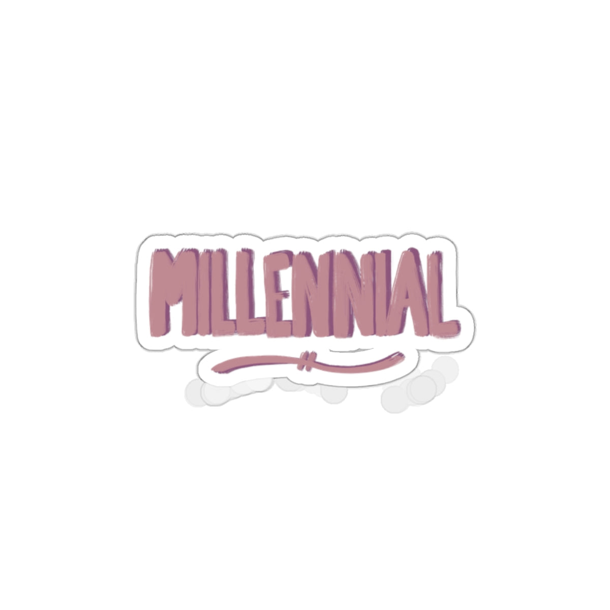 Millennial Pink sticker