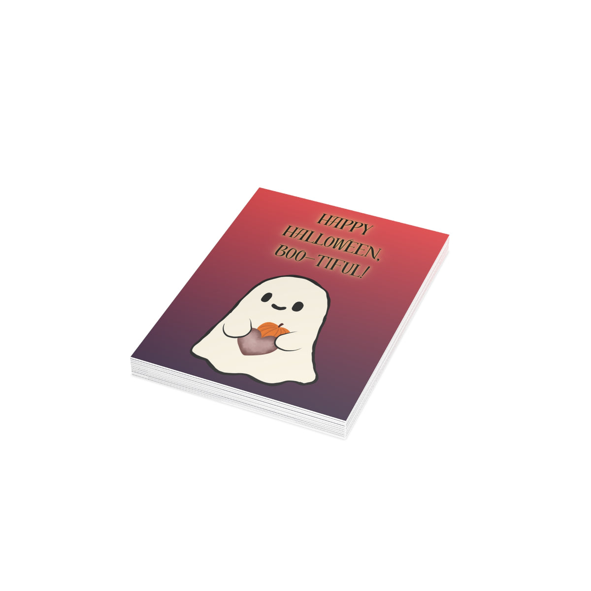 Happy Halloween, Boo-tiful! greeting card