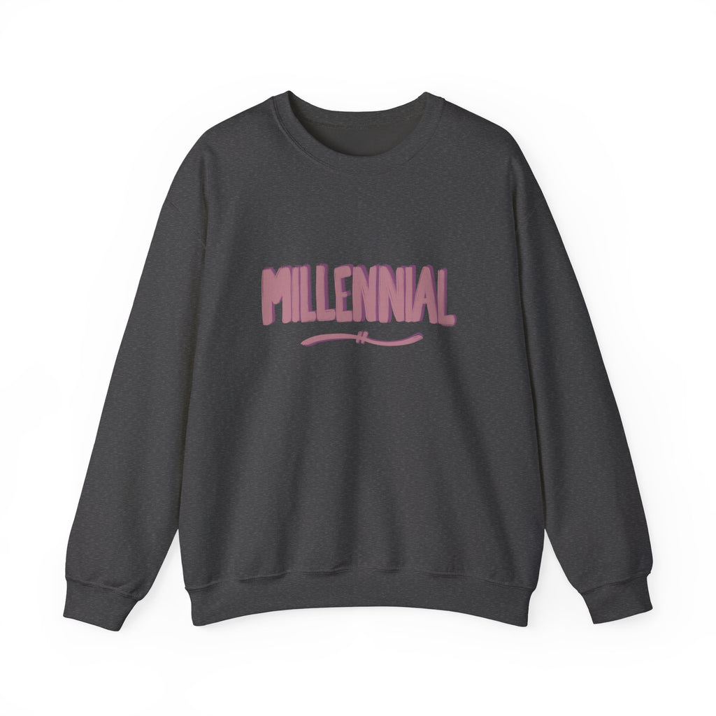 Millennial crewneck sweatshirt